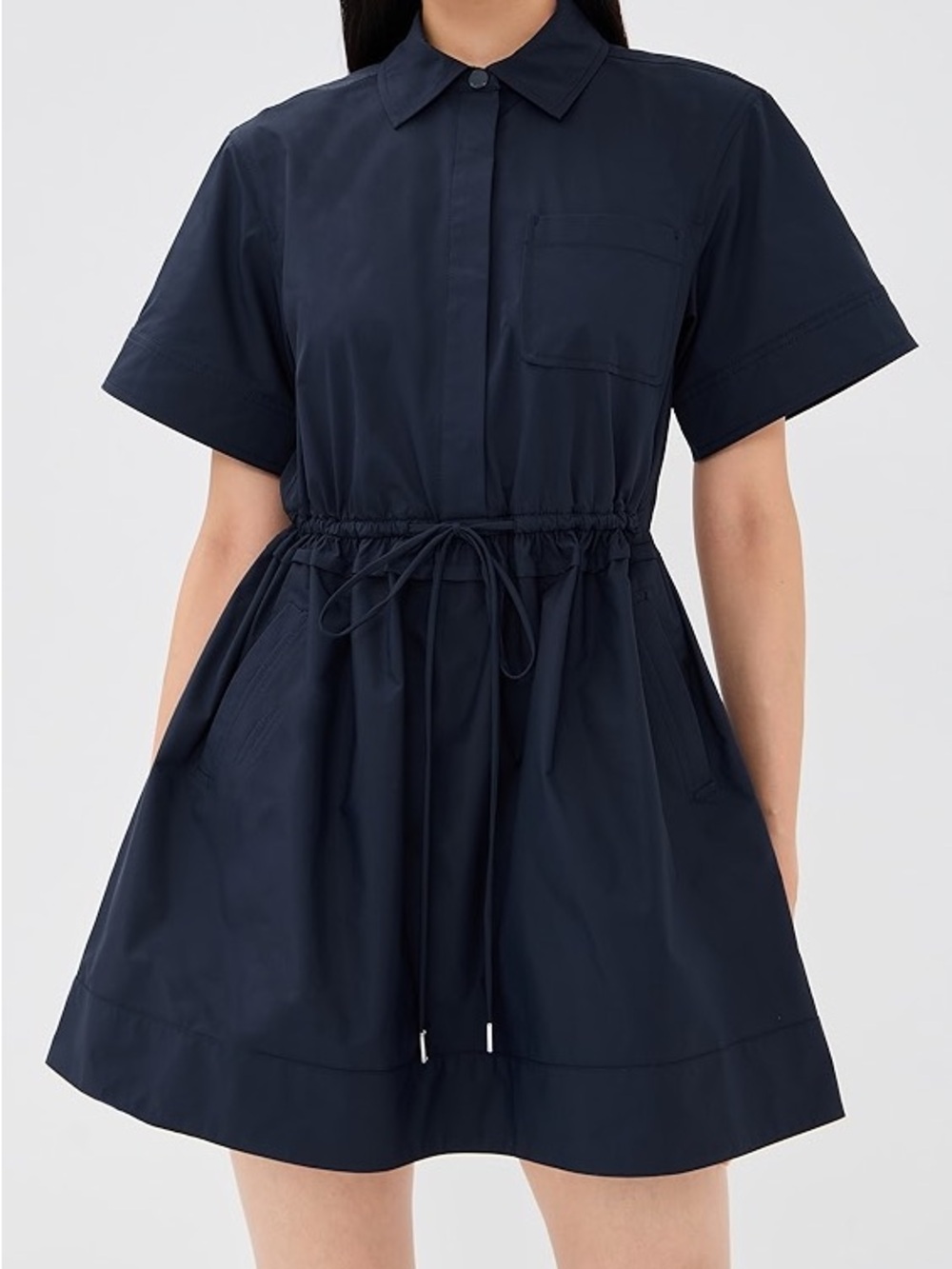 Jonathan Simkhai Navy Dawson Shirt